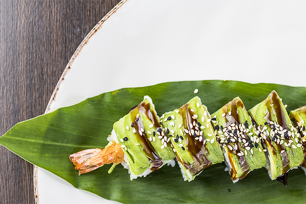 Sushi bamboo leaf